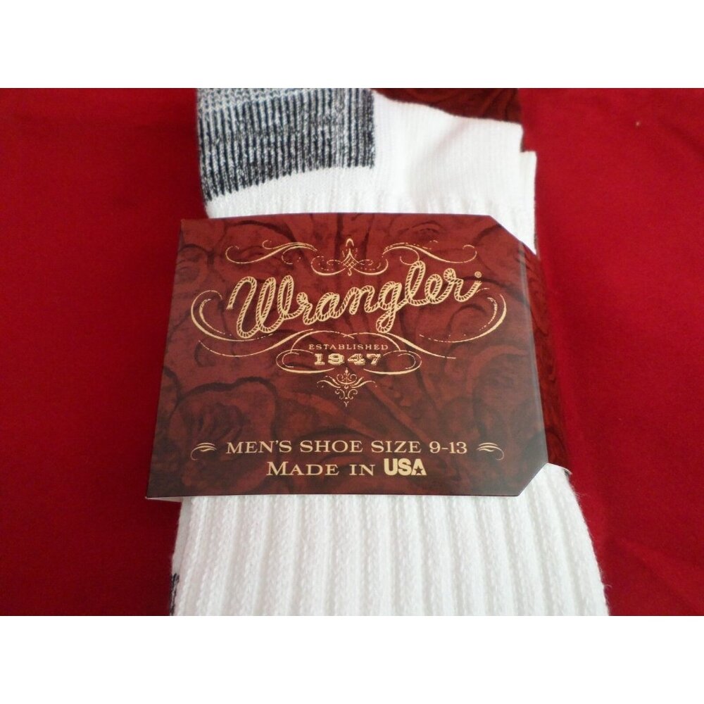 1 Pair Wrangler Ultra Dri Over the Calf  Boot Sock Large 9-13 USA - Picture 2 of 7